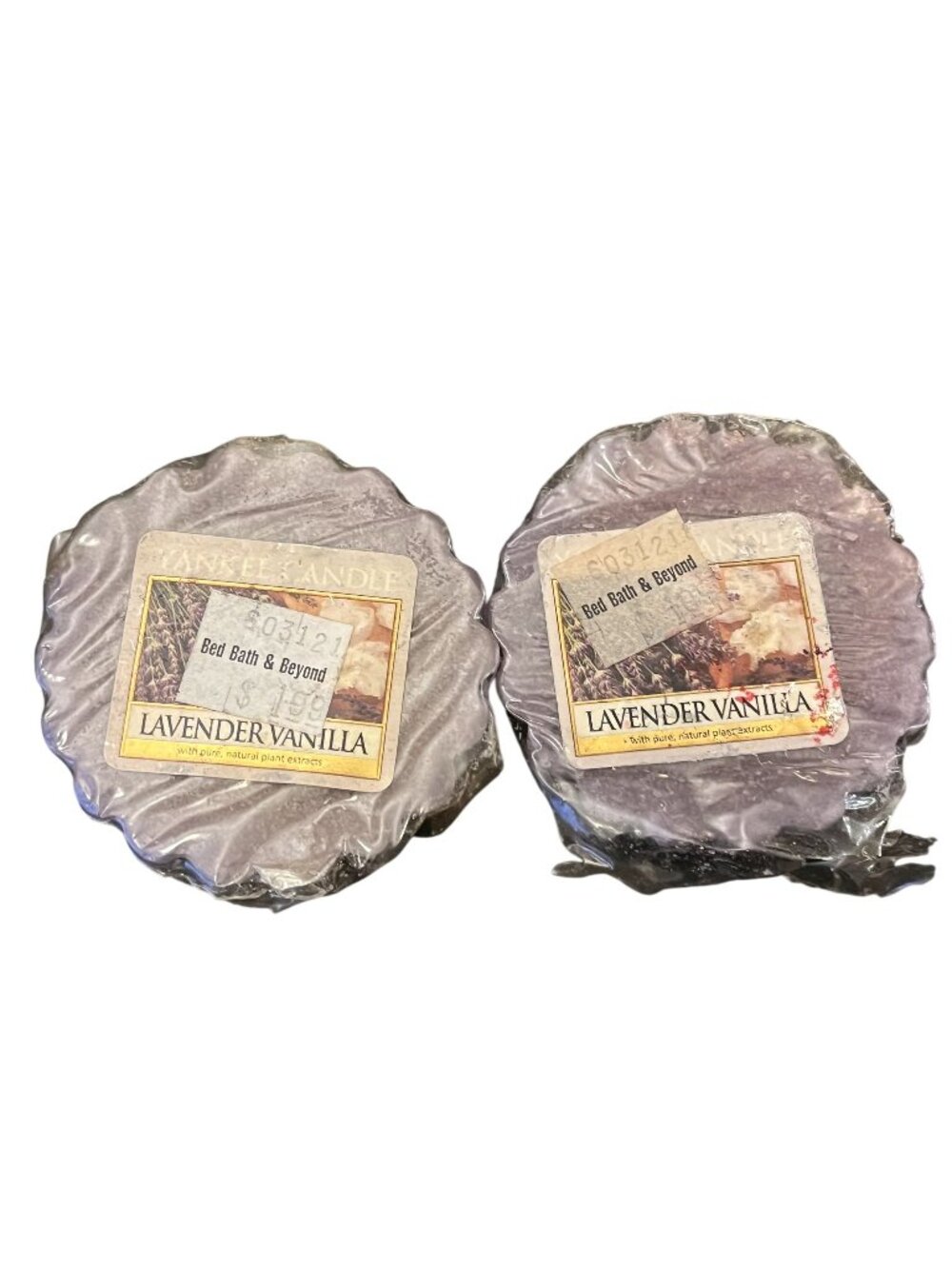 Lavender Vanilla Retired Scent Yankee Candle Wax Melt Tarts Lot of 2